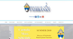Desktop Screenshot of dioceseoffairbanks.org